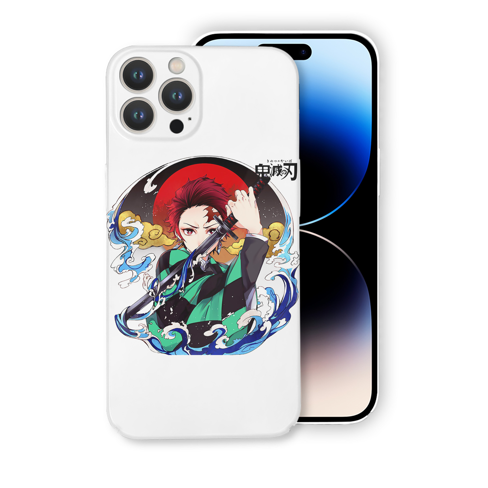 （画像用） 鬼滅の刃 竈門 炭治郎／かまど たんじろう Kamado Tanjirou 【iPhone 14シリーズ対応】ハードケース